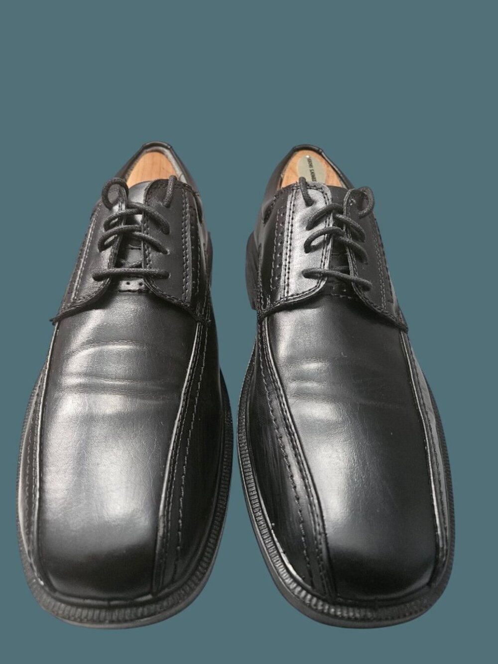 Deer Stags Black 902 Collection Williamsburg Lace Up Oxford Shoes Men Size 8.5M